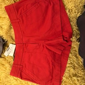 Coral J. Crew Shorts